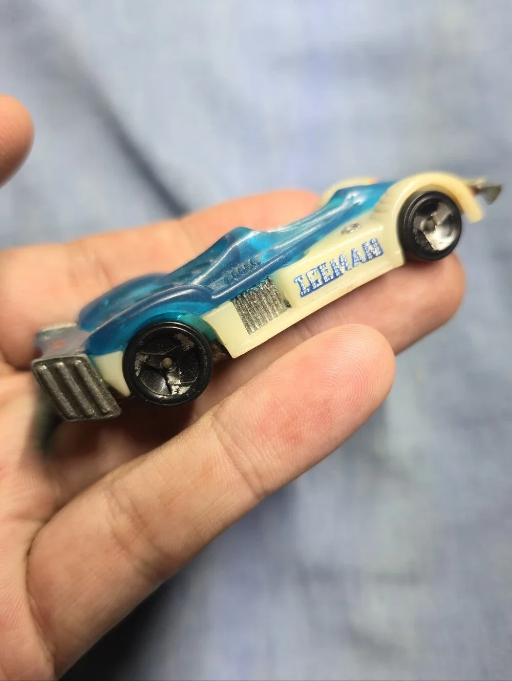 Vintage 1985 Mattel HOT WHEELS Die Cast Green Speed Demon Double Dragon